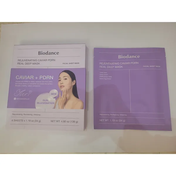 Маска для обличчя Rejuvenating Caviar PDRN Real Deep Mask